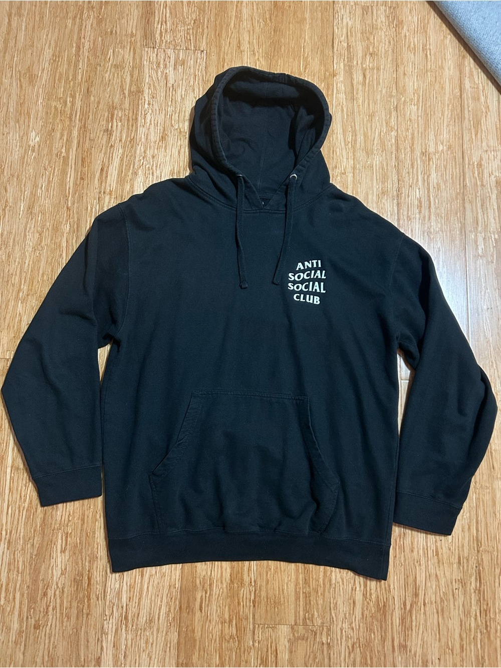Anti Social Social Club ‘ASSC’ Logo Hoodie Black (Men’s Large)